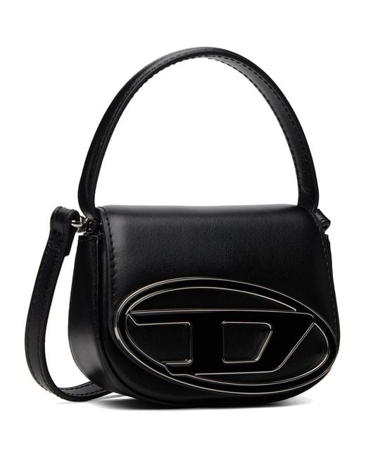 DIESEL Black 1Dr Xs-Iconic D Logo Plaque Mini Bag