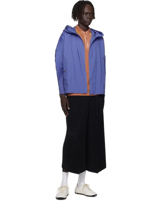 HOMME PLISSÉ ISSEY MIYAKE CASCADE Homme Plisse Issey Miyake Cascade Jacket Brown FC310-44 – NOMAD