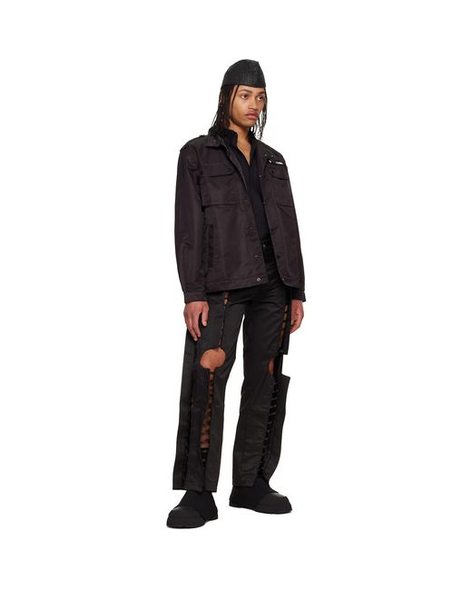 OLLY SHINDER Black World Service Jacket for men