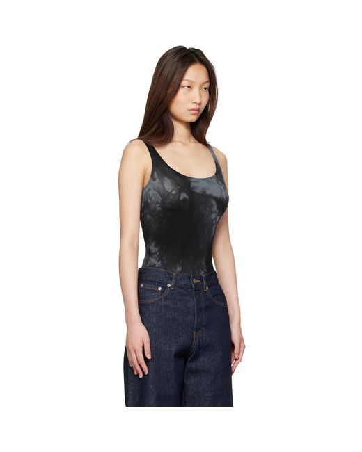 Wolford Blue Ink Fatal String Bodysuit