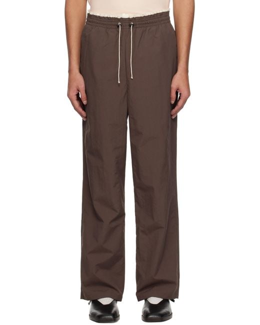 Camiel Fortgens Brown Tech Sweatpants for men