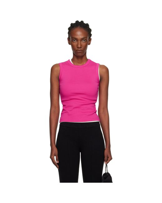 Flore Flore Pink Esmé Tank Top