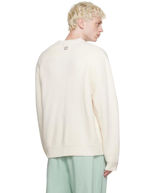Wooyoungmi Natural Off-white Essential Cardigan for men