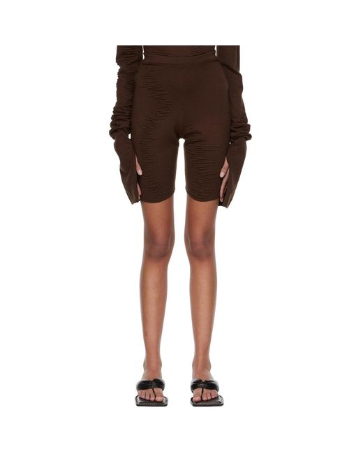 SELASI Black Ssense Exclusive Kbn Knitwear Edition Shorts