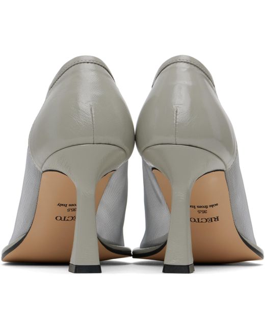RECTO. Poppy Rounded Toe Heels in Black | Lyst