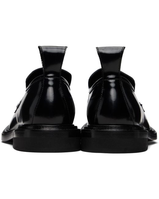 Moschino Black Oliver Loafers for men