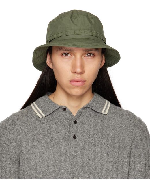 Beams Plus Gray Jungle Bucket Hat for men