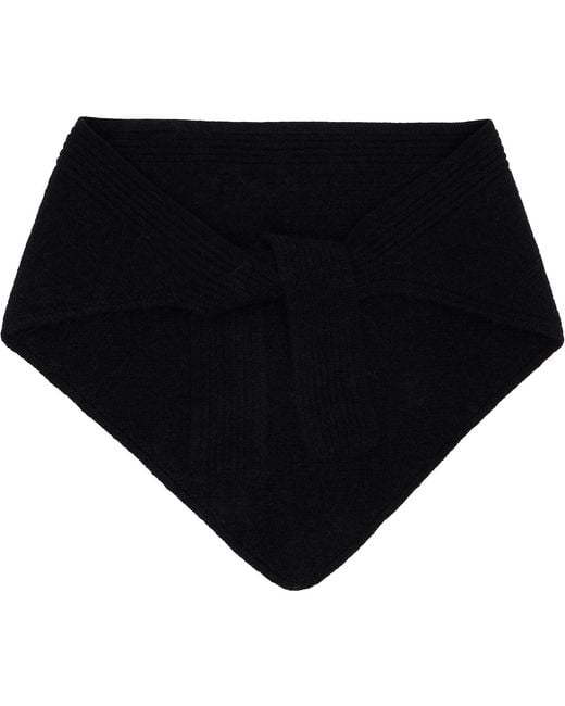 Jacquemus Black 'The Gros Grain' Shawl Scarf for men