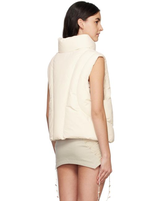 Hyein Seo Natural Off- Padded Reversible Vest
