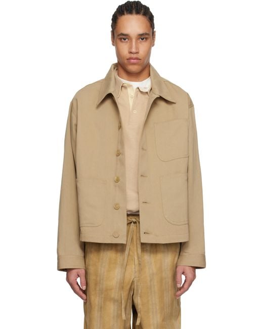 colbo Natural Tan Work Jacket for men