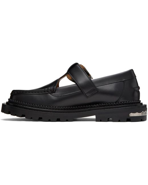 Toga バックル ローファー Black