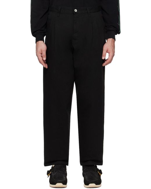 Pantalon noir à plis Neighborhood pour homme en coloris Black