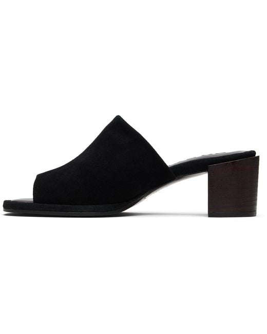 By Far Black Francisco Heeled Sandals