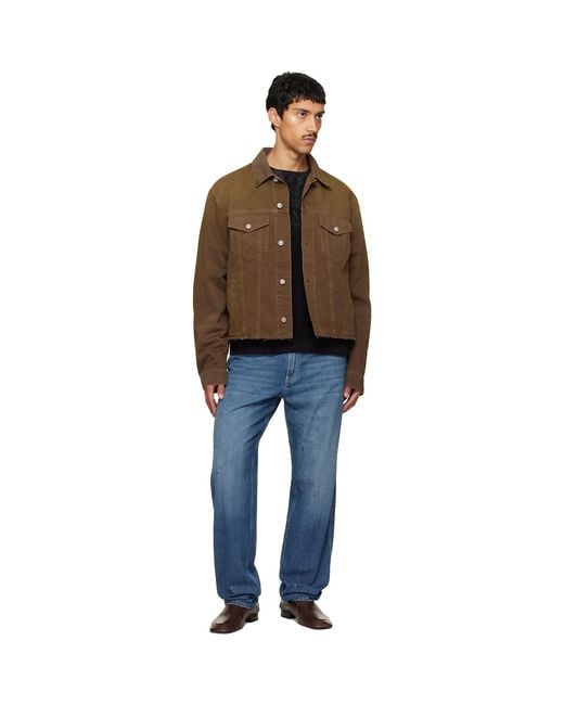 Maison Margiela Blue Straight-Leg Jeans for men