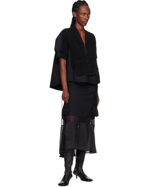 Pochette À Monnaie Noire À Fermoir Bisou Yohji Yamamoto en coloris Black