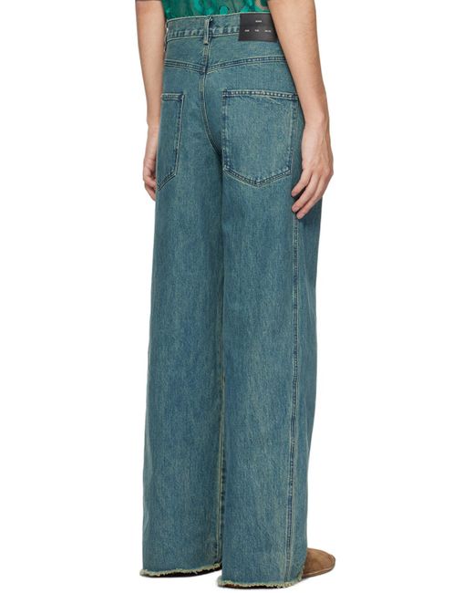 Song For The Mute Blue Boyfriend Jeans for men