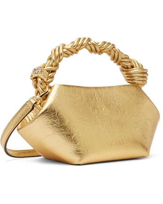Ganni Metallic Mini Bou Bag
