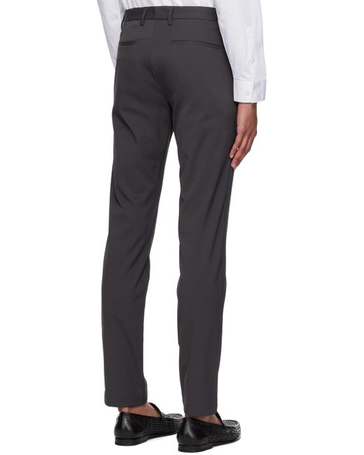 Theory Black Zaine Trousers for men