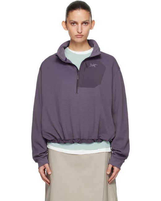 Arc'teryx Purple Olera Zip Neck Jacket