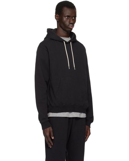 John Elliott Beach Hoodie in Black for Men Lyst UK