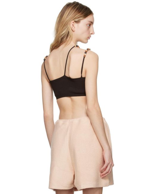 Baserange Tav Bra in Black | Lyst Canada