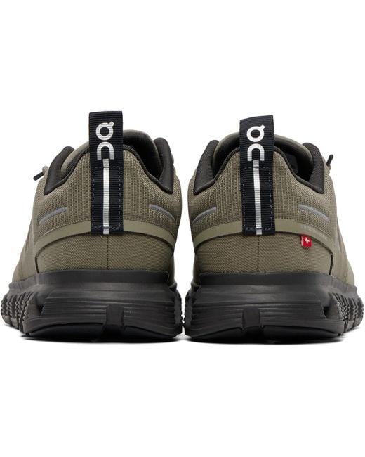 On Shoes Brown Khaki Cloud 6 Wp Sneakers for men