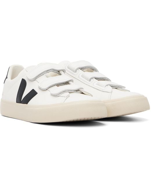 Veja Black Recife Leather Sneakers