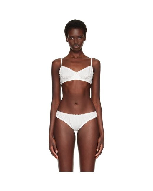 Cou Cou Brown 'The Voile' Bra