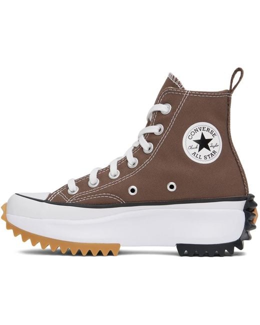 Converse Brown Run Star Hike Sneakers