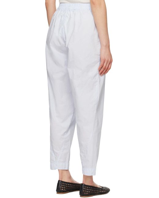 Toogood White 'The Acrobat' Trousers