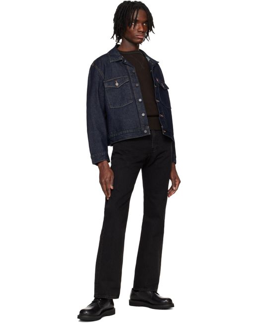 Levi's Black 517 Bootcut Jeans for men