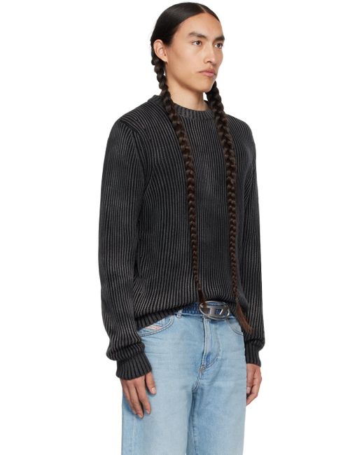 DIESEL Black K-alimnia Sweater for men
