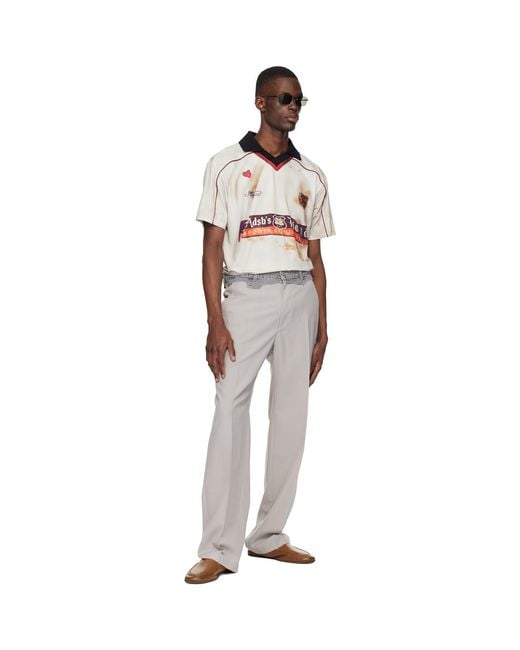 ANDERSSON BELL Multicolor Dust Printed Football Jersey T-Shirt for men