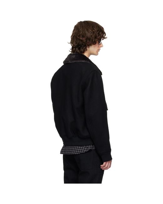 Boss Black Wool-Cashmere Jacket for men
