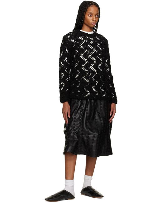 Comme des Garçons Black Crewneck Sweater