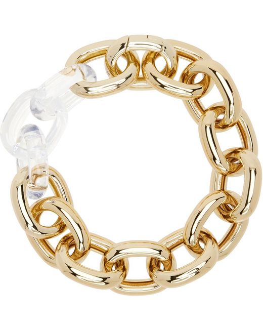 Sacai Metallic Gold Big Chain Necklace