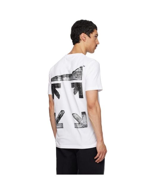 Off-White c/o Virgil Abloh White Metal Arrow Slim T-Shirt for men
