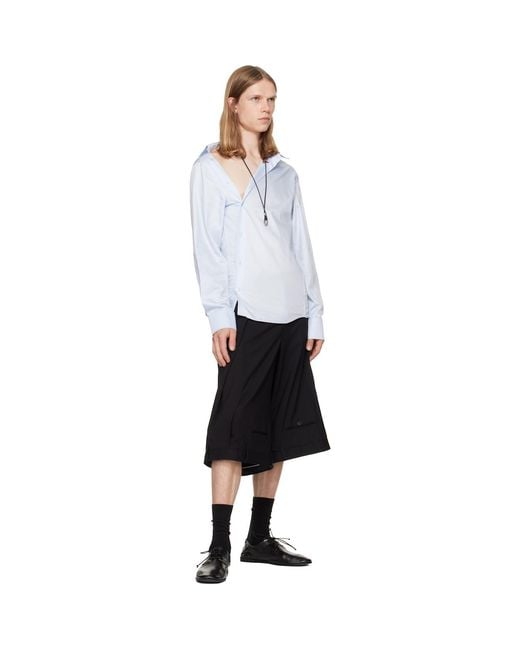 HODAKOVA White Asymmetric Shirt for men