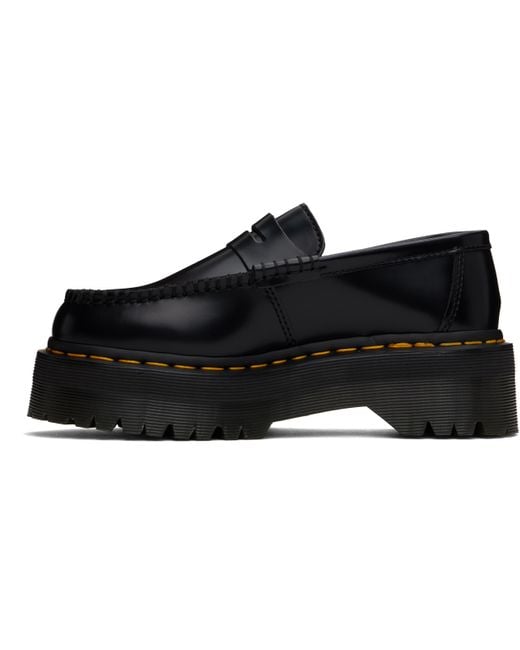 Dr. Martens Black Penton Ii Quad Loafers for men