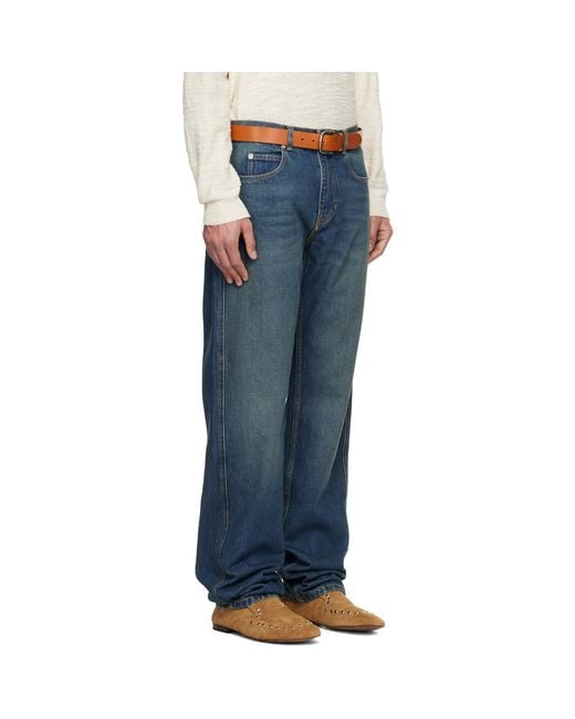 Isabel Marant Blue Lewys Jeans for men