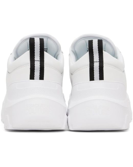Versace Black White Speedtrack Sneakers for men