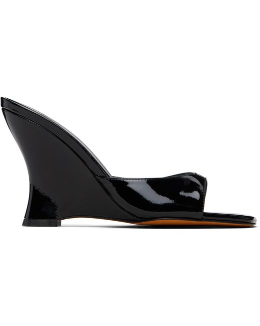 Maryam Nassir Zadeh Black Lido Wedge Heeled Sandals