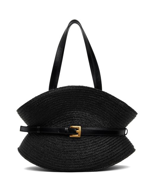 Balmain Black Medium Shuffle Bag