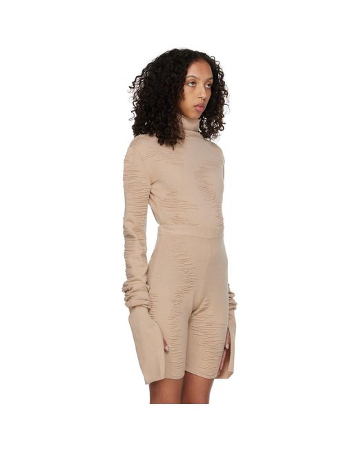 SELASI Orange Ssense Exclusive Kbn Knitwear Edition Bodysuit
