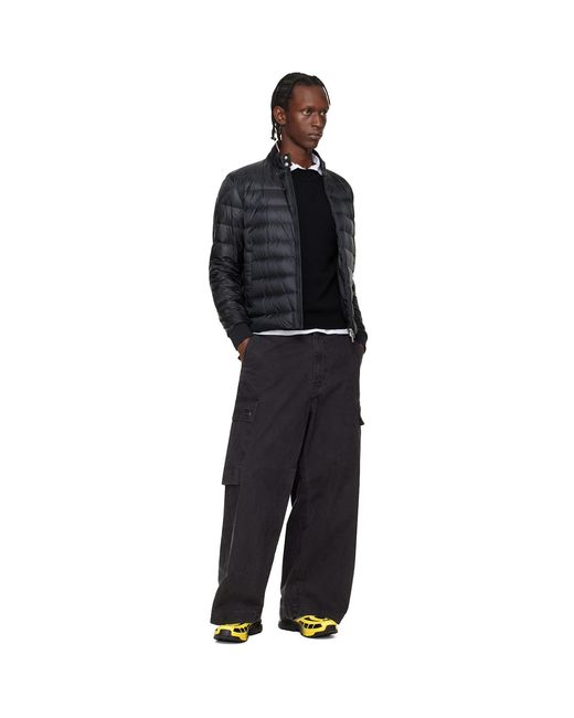 Moncler Black Rigel Short Down Jacket for men