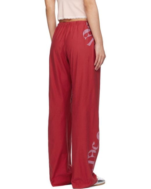 SC103 Red Courier Lounge Pants
