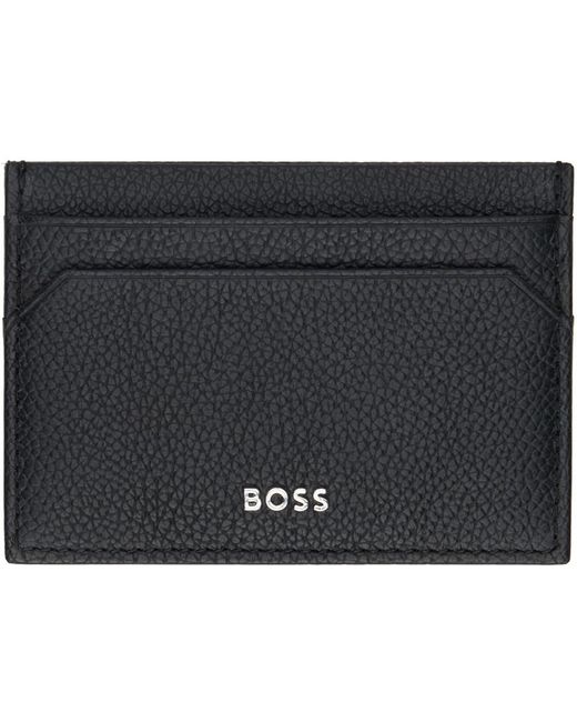 Boss Black Logo Lettering Card Holder for men