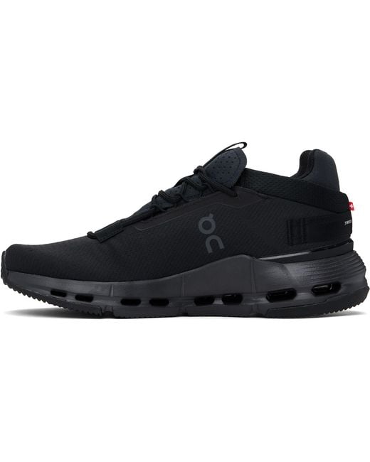 On Shoes Black Cloudnova 2 Sneakers for men