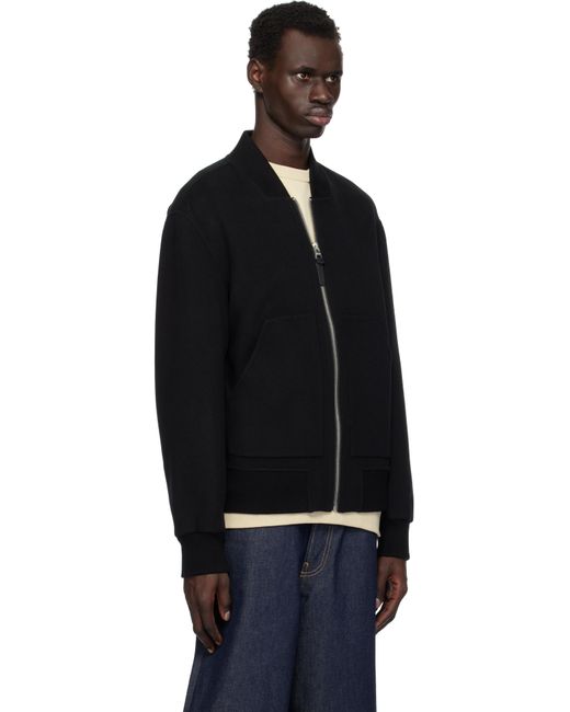 Mackage Black Emilio Bomber Jacket for men