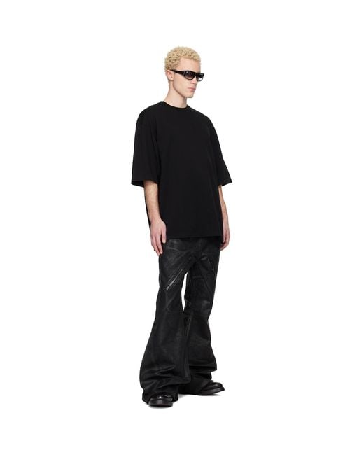 Det Blev Sent Black Oversized T-Shirt for men